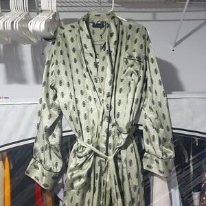 Silk Pajamas 3pc Men's Extra Large